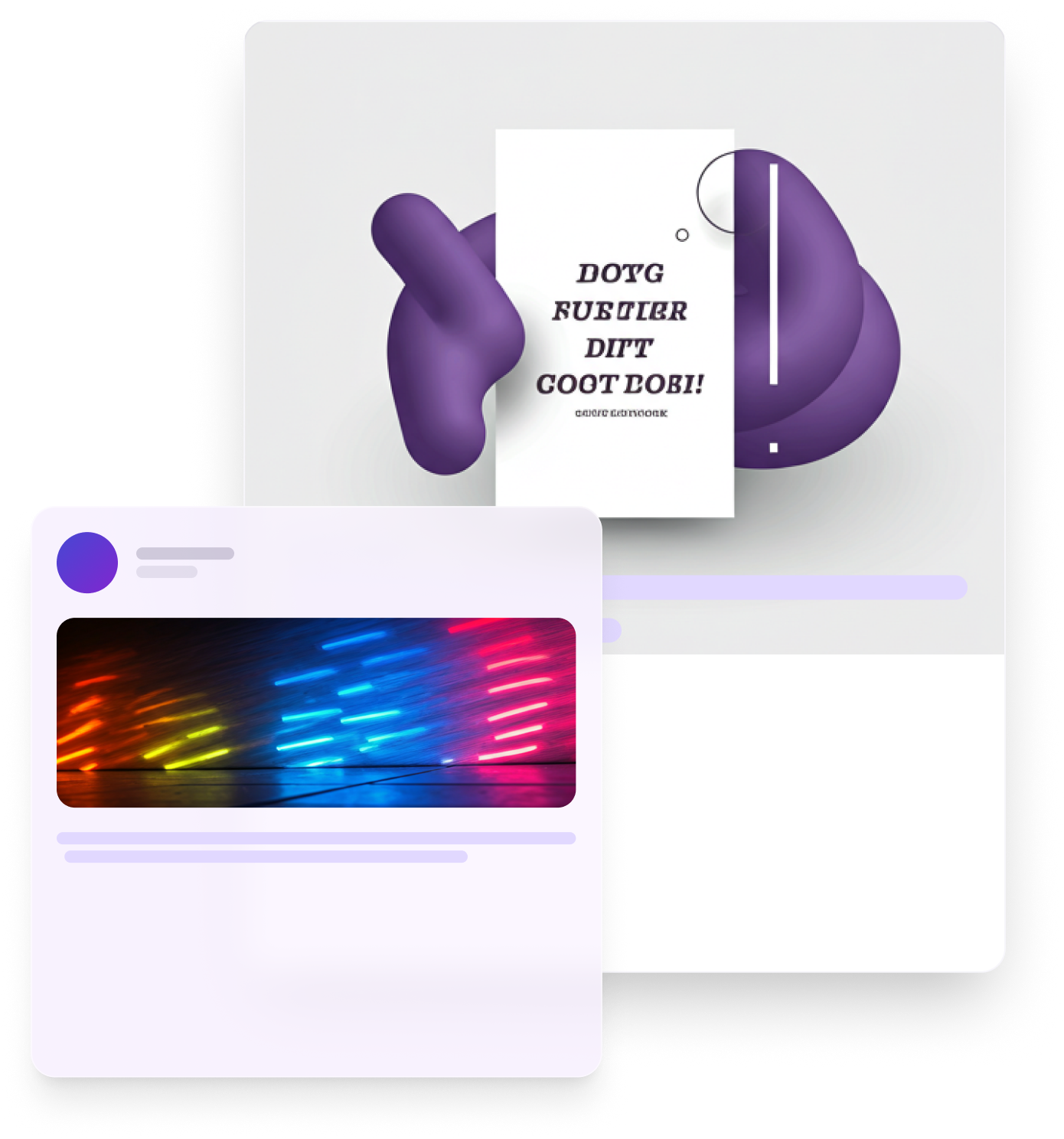 AI Post Maker Illustration